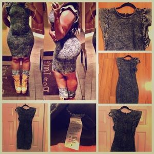 Jean bodycon dress